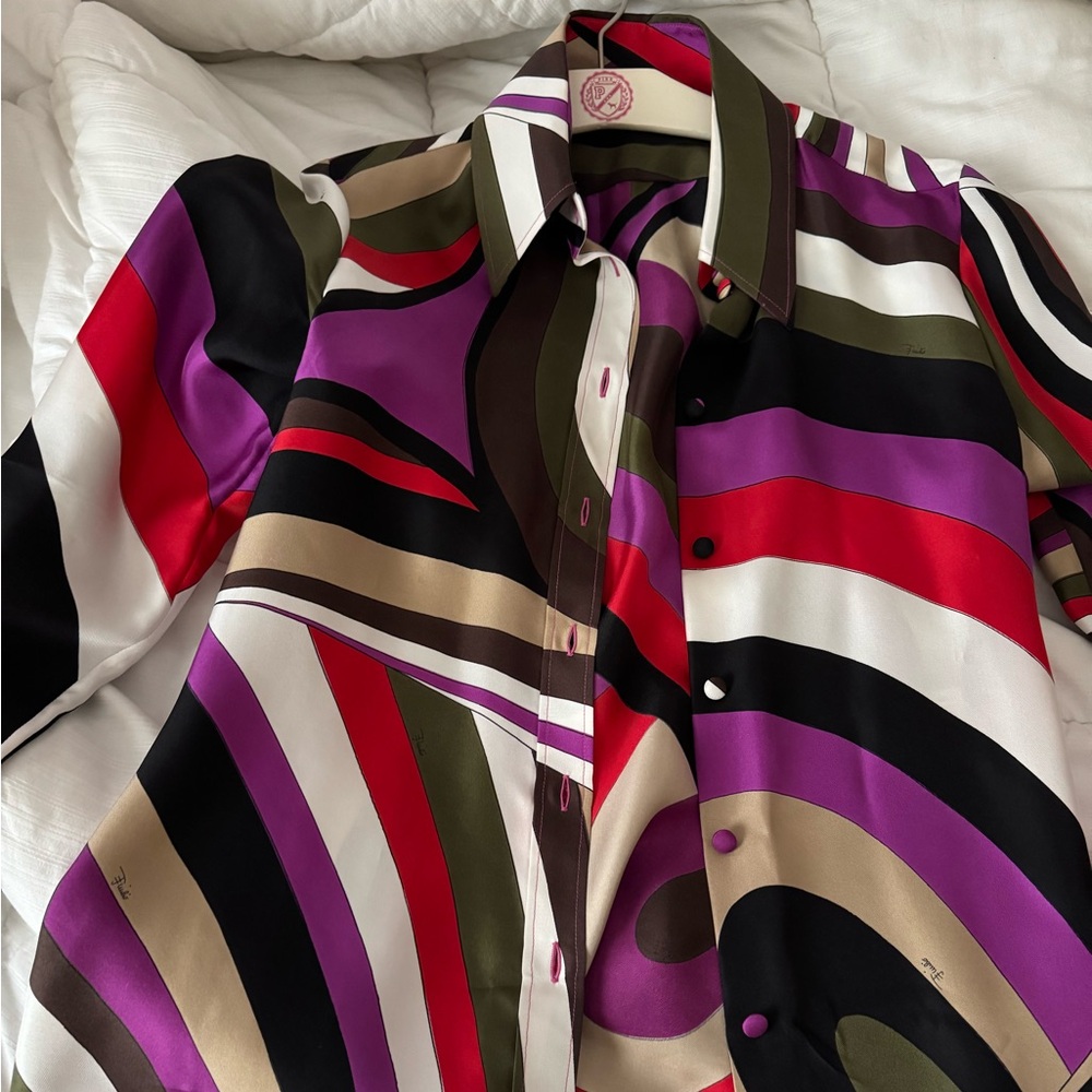 Emilio pucci blouse. Size 6